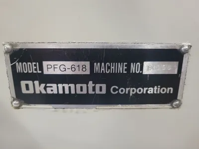 OKAMOTO PFG-618 Surface Grinder | Myers Technology Co., LLC (9)