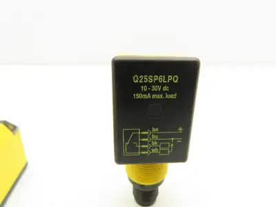 Banner Q25SP6LPQ Photoelectric Sensor 10-30VDC 2M Range 150mA Max Lot Of 10