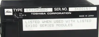 USED TOSHIBA EX10 UBB2