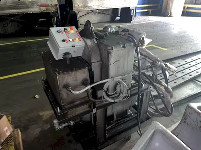 400 TON RODGERS MODEL #1F400 HYDRAULIC INCLINED FRAME HORIZONTAL WHEEL PRESS