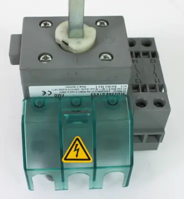 Siemens 3LD2244-0TK53 Rotary Switch w/ 3LD9220-5C Contact Block