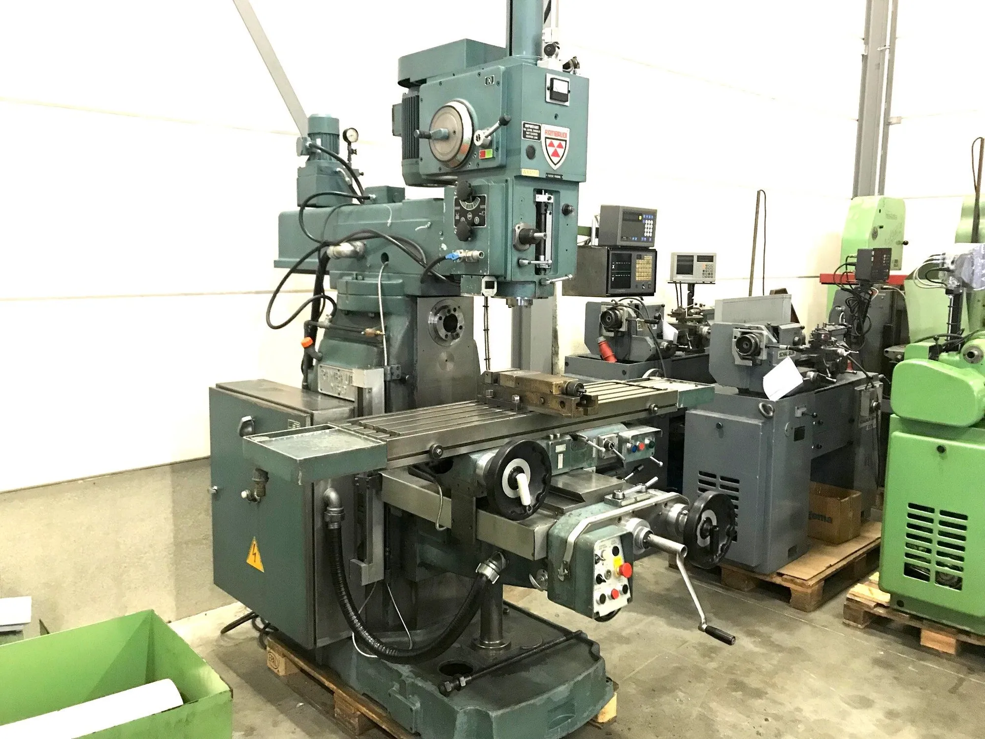 Used RAMBAUDI MS3/P Horizontal & Vertical Ram Type Mills IT | Gamba Macchine Srl #1305979