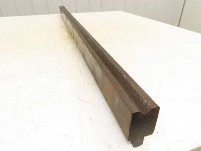 Press Brake Die 45-5/8" Long 90° V 1/2" W 5/16" D 1-13/16" H 1/2" Tang