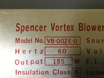USED SPENCER VB-002E-U