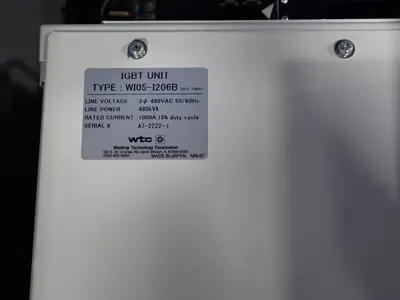 USED WELDING TECHNOLOGY CORP 3045