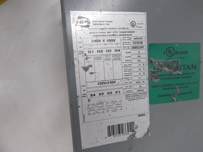 Used HAMMOND POWER SOLUTIONS _UNKNOWN_ Transformers Texas US | OCO Industrial #1689503