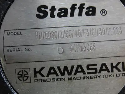 Kawasaki Staffa HM/C080/Z/60/40/F3/C1/30/PL223 Radial Piston Hydraulic Motor