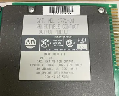 New | in-Stock ALLEN-BRADLEY 17710W Input / Output Modules | Surplus Asset Holdings #1206007