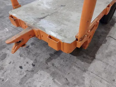 (2) 72" X 36" A STREICH & BROS HEAVY DUTY FLAT BED TOW CARTS: STOCK #23688