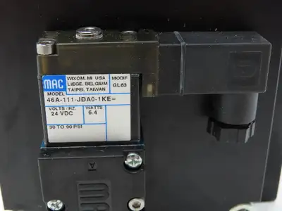 Mac 69A-A1-MAB-JDA0-1KE Pneumatic Air Piloted Valve Normally Open 30-90PSI 24V