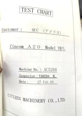 2009 CITIZEN A20VIIPL Swiss Type Automatic Screw Machines | CNC EXCHANGE (29)