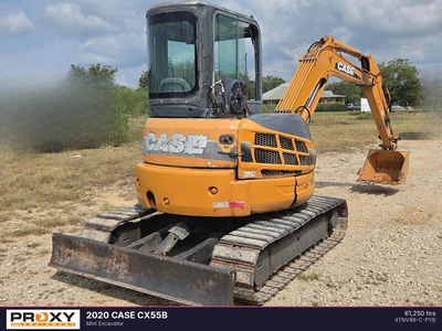 Used 2020 CASE CX55B Excavators Texas US | Proxy Equipment #1519333