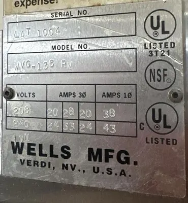 USED WELLS VCS2000