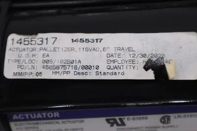 NEW THOMPSON LR-51515/ E-83959 Electromechanical Actuator A 12 Series STOCK H941