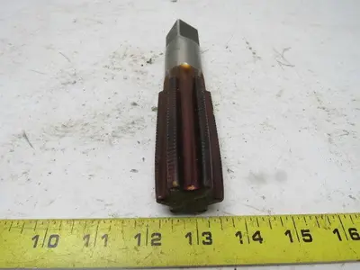 TRW 1-3/8"-12 Plug Taper 6 Flute HSS 3" Flute Length 6" OAL