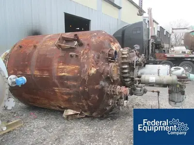 USED Pfaudler 2,000 Gal Pfaudler Glass-Lined Reactor