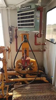 USED SJ PETRO SJ-300 TRIPLEX MUD PUMP