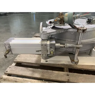 Used Reimelt GmbH 4" Single-channel Stainless Steel Tunnel Diverter Valve
