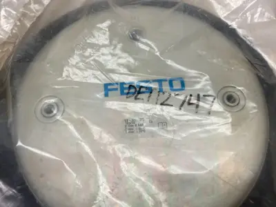 NEW FESTO DOUBLE-BELLOWS CYLINDER 215MM STROKE