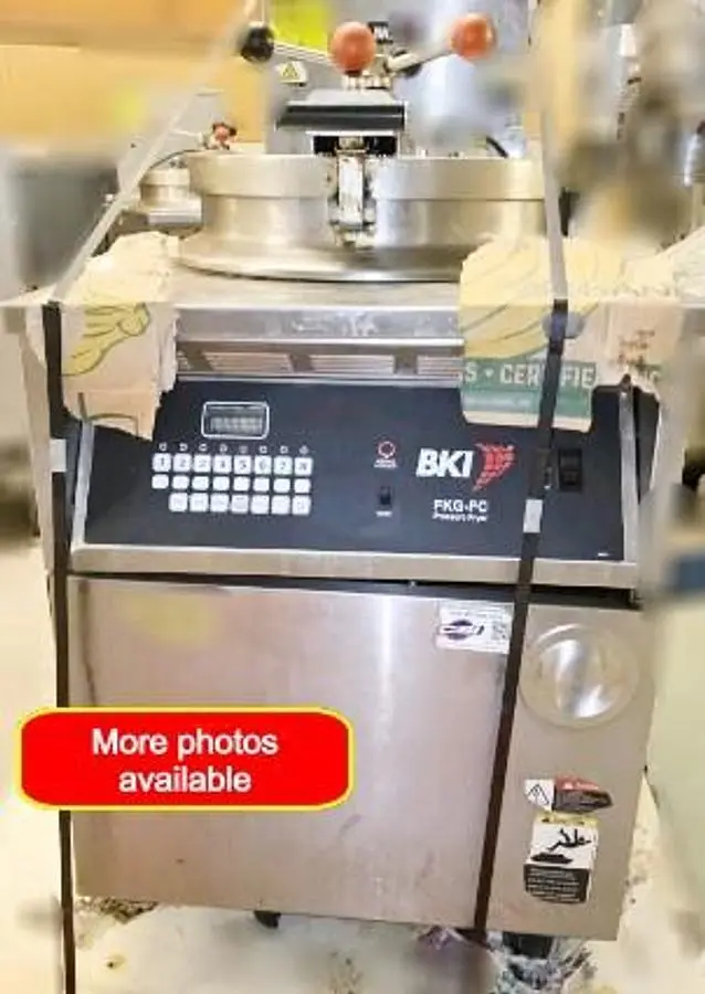 BKI Natural gas pressure fryer - 3 AVAILABLE