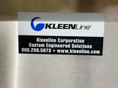 KleenLine 14.5ft Dual Belt Stainless Steel Flat Conveyor