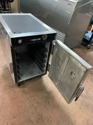 Used Cres-Cor Used Cres Cor H-339-135BK Insulated Heated Warming Holding Cabinet Solid Door - 120V Hot Food Warming, Holding, & Transport Cabinets Illinois US | Falcon Restaurant Supply #1375741