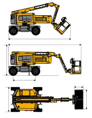 New | in-Stock 2026 HAULOTTE HA46 E PRO Articulating Boom Lifts Pennsylvania US | Iron Exchange Equipment Solutions #1353898
