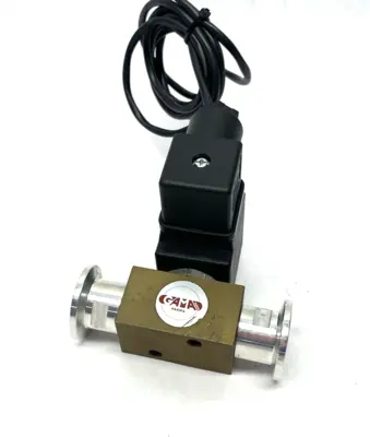 USED GAMA VUOTO ELECTRO PILOT VALVE, NORMALLY CLOSED 24V 2-WAY