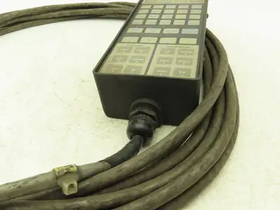 Cincinnati Milacron 3-424-1993A CNC HMI Teach Pendant Operator Control 20' Cord