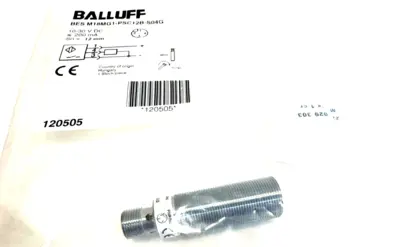 NEW BALLUFF BES M18MG1-PSC12B-S04G INDUCTIVE SENSOR 12MM BESM18MG1PSC12BS04G