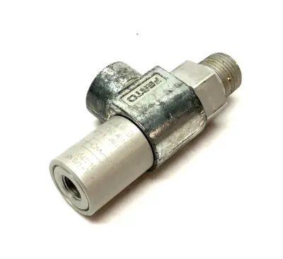 USED FESTO PILOTED NON-RETURN VALVE G3/8 CONNECTION HGL-3/8-NPT