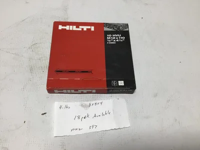 Hilti 256693 HVU2 ANCHOR CAPSULE M12 x 110 1/2″ x 4.25″ Concrete anchor