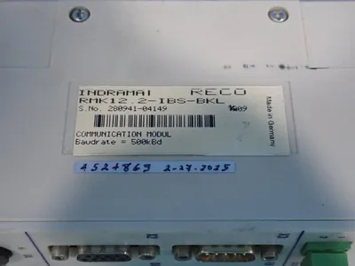 Used REXROTH INDRAMAT RMK12.2IBSBKL PLC Expansion Units Ohio US | HGR 24 #1132245