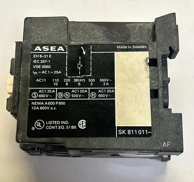 Used ASEA EH6-31E Miscellaneous Equipment (Electrical & Power) Ohio US | Surplus Asset Holdings #1240507