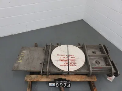 Custom 16"-150 Thru Port Valve without actuator, material Titanium, Remanufactured
