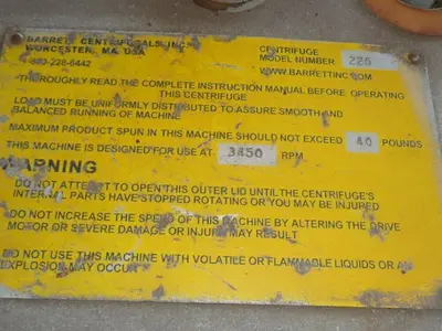 Used BARRETT 225 Separators | Universal Metalworking Equipment #1282198
