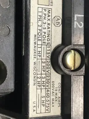 USED ALLEN BRADLEY 509-AOD SER A
