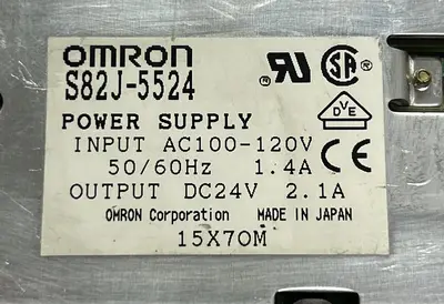Used OMRON S82J-5524 Miscellaneous Equipment (Electrical & Power) Ohio US | Surplus Asset Holdings #1239914
