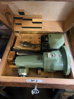 WMW MIKROMAT Jig Borer, in working condition, visible under power