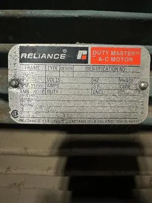 USED RELIANCE SQUIRREL CAGE