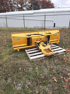 USED CQM 8 FT. TRIP EDGE SNOWPLOW FOR TRACKLESS VEHICLE