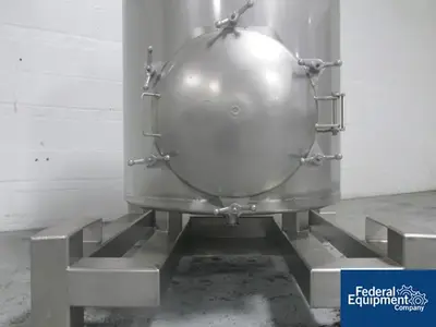 USED HyClone 500 Liter ConeCraft Hyclone Tank, 304 S/S