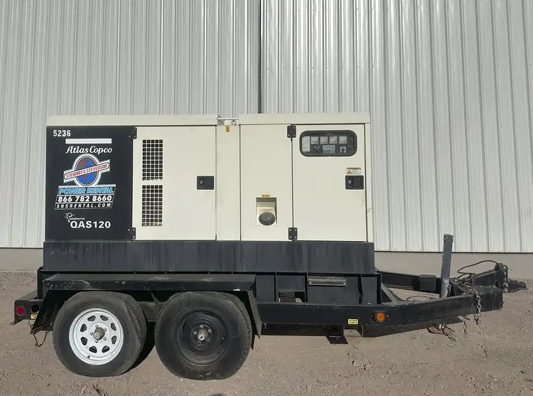 Used ATLAS COPCO QAS 120 JDS Portable Generators Texas US | FMI Trading #1098449