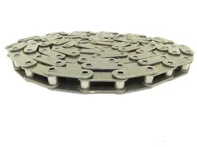 Tsubaki C-2050 2050HP Hollow Pin Roller Chain 1.25" Double Pitch 10'L  Lot of 2