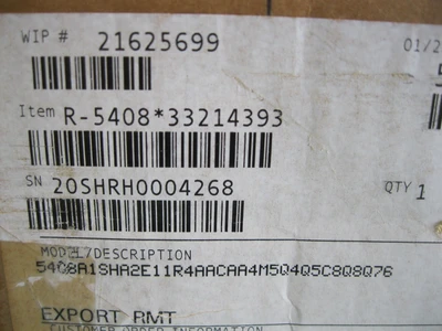 NEW Rosemount 5408 A1SHA2E11R4AACAA4M5Q4Q5C8Q8Q76