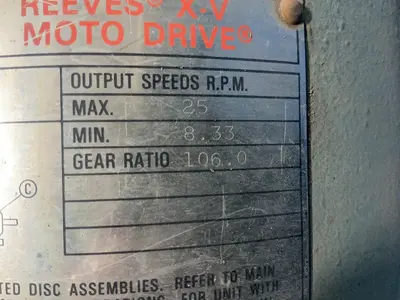 Used REEVES RR363950001YS / R363950001 Motors (misc) Ohio US | HGR 24 #1517052