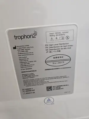 New | in-Stock TROPHON NEW Trophon2 Disinfection System W Printer And Stand Zero Cycles Lab Sterilizers Texas US | PT Medical Technologies #1458778