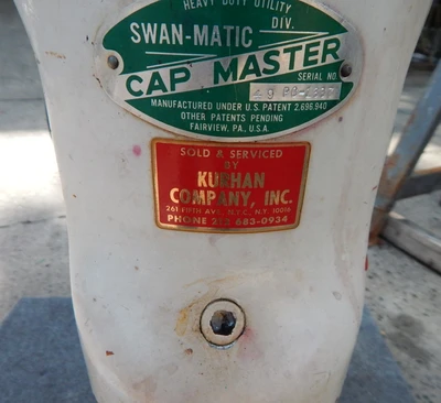 USED SWAN MATIC CAPPER 49 PC