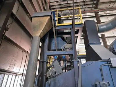 Used 2008 Blastec 11.25' Plate / Beam Blaster Finishing Machines Texas US | Machine Tool Bids #1509631