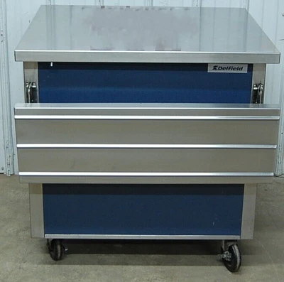 142-0873 Delfield 3’ Stainless Steel Mobile Workstation